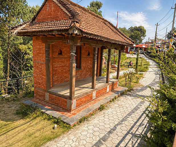 Traditional Tamang community architecture in Nagarkot