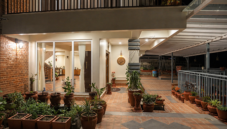 Property courtyard
