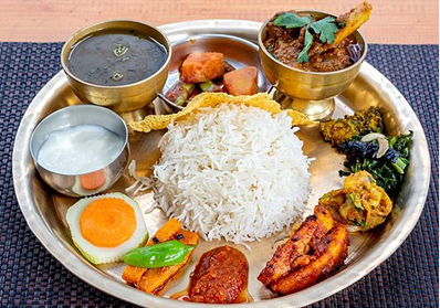 Traditional Dal Bhat